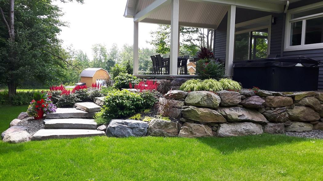 Aménagement paysager Bromont